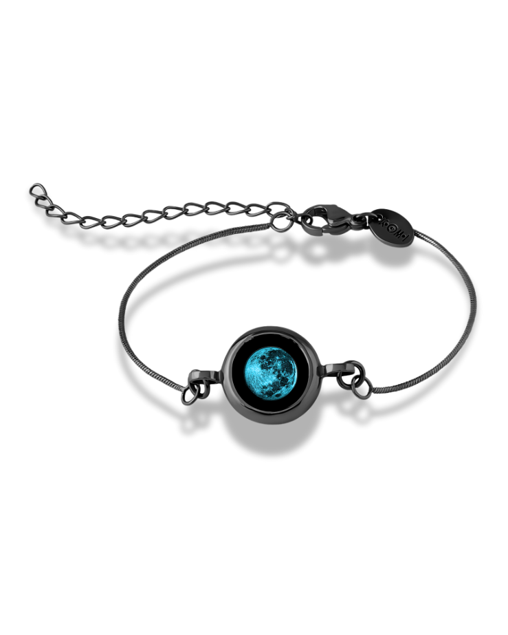 Moon Phase Bracelet - Black